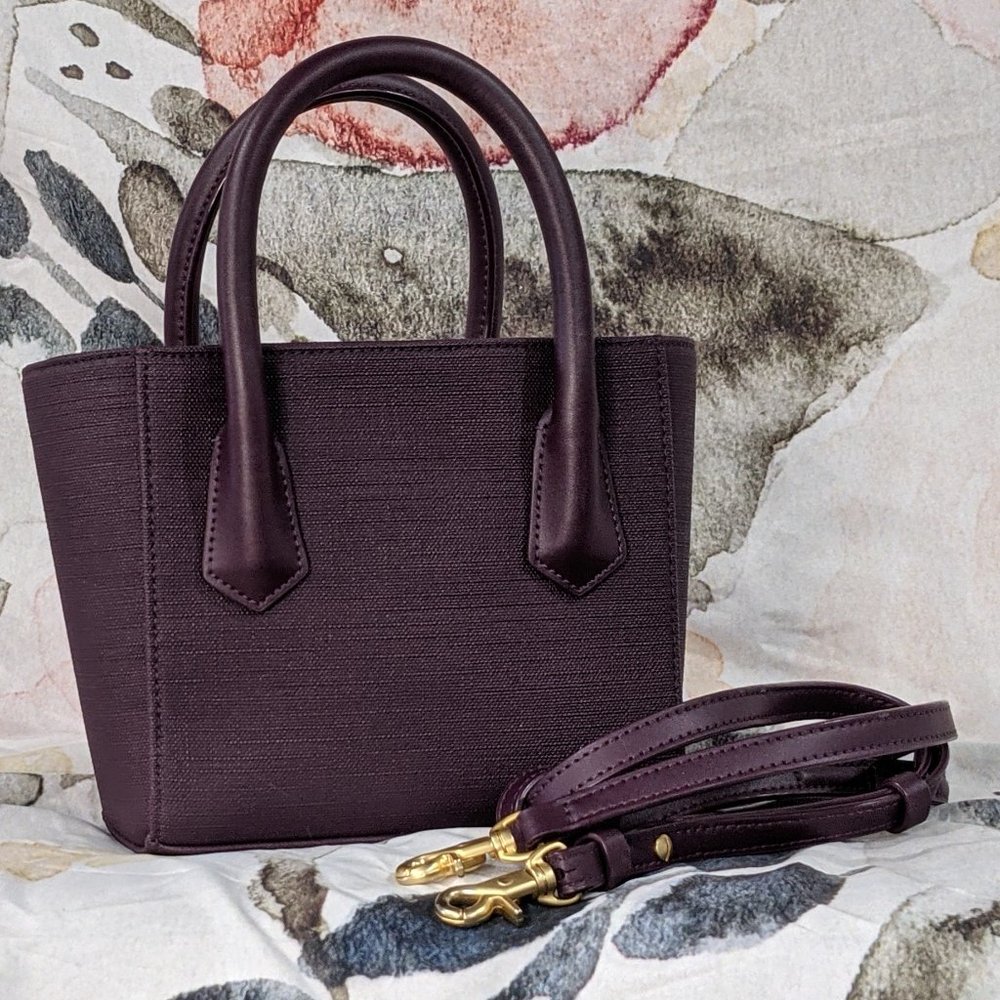 Dagne Dover Tiny Tote in Mulberry FW16
